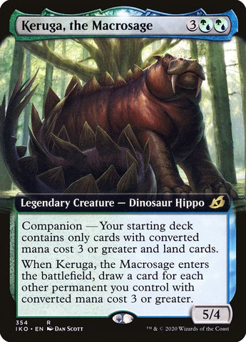 Keruga, the Macrosage (Extended Art) [Ikoria: Lair of Behemoths] Foil