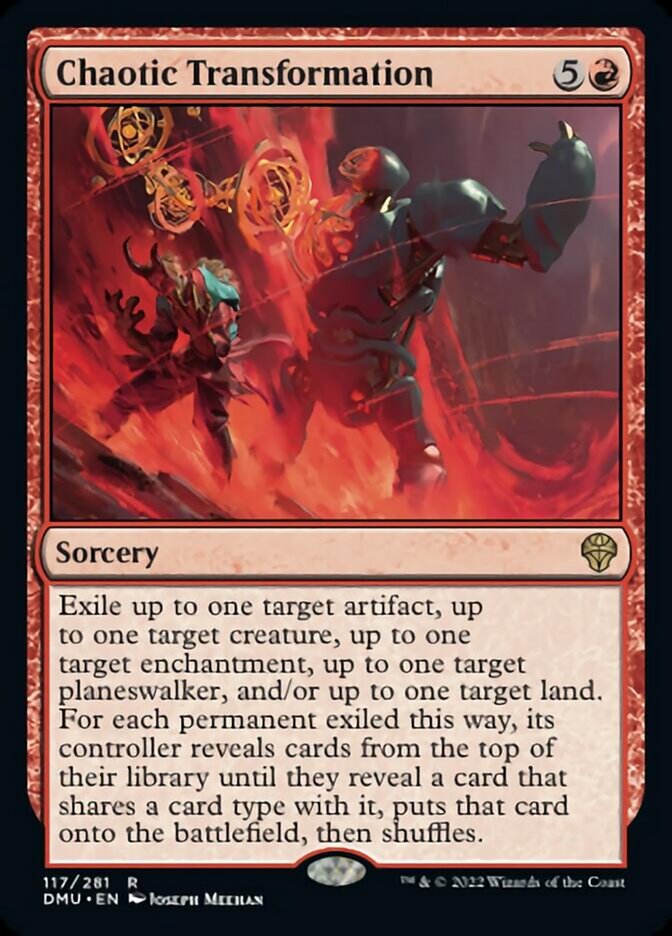 Chaotic Transformation [Dominaria United] Foil