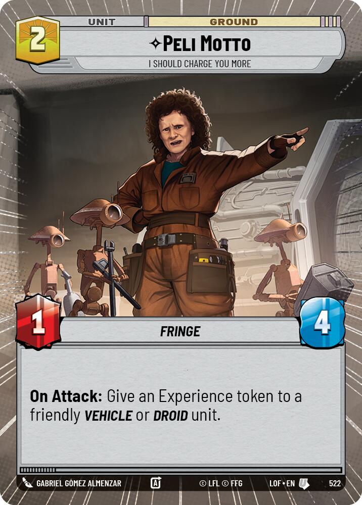 Peli Motto (522) - I Should Charge You More (Hyperspace) (522) [Legends of the Force]
