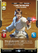 Luke Skywalker (1079) - A Hero's Beginning (Prestige Foil) (1079) [Legends of the Force]
