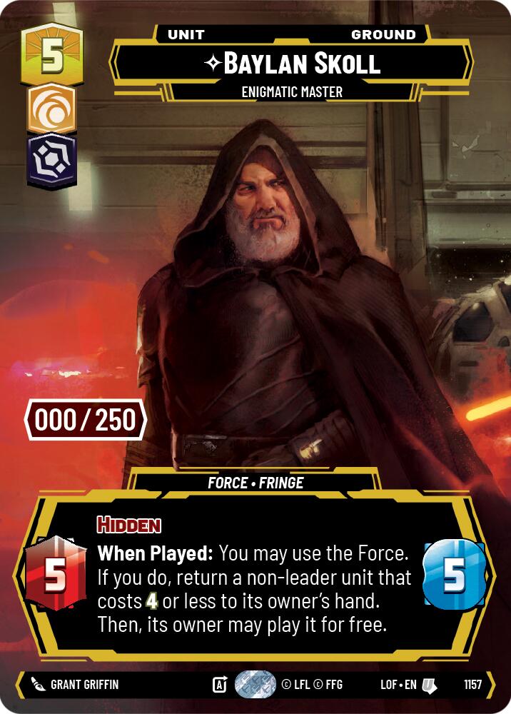 Baylan Skoll (1157) - Enigmatic Master (Serialized) (1157) [Legends of the Force]