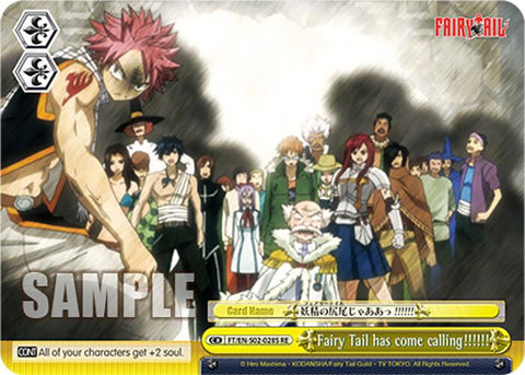 Fairy Tail has come calling!!!!!! (FT/EN-S02-028S SR RE) [Fairy Tail Chronicle Set]