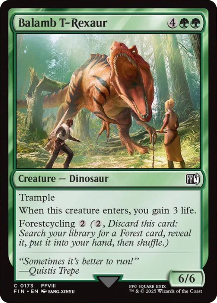 Balamb T-Rexaur [FINAL FANTASY] Foil