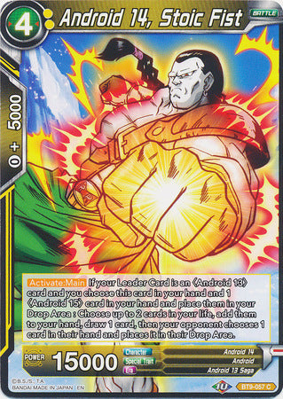 Android 14, Stoic Fist (BT9-057) [Universal Onslaught] Parallel Foil