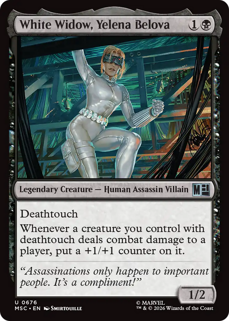 White Widow, Yelena Belova [Marvel Super Heroes Commander] Foil