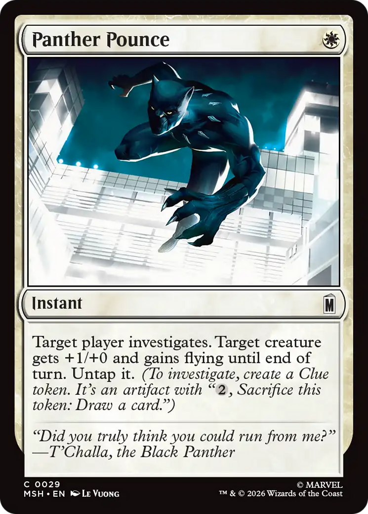 Panther Pounce [Marvel Super Heroes] Foil