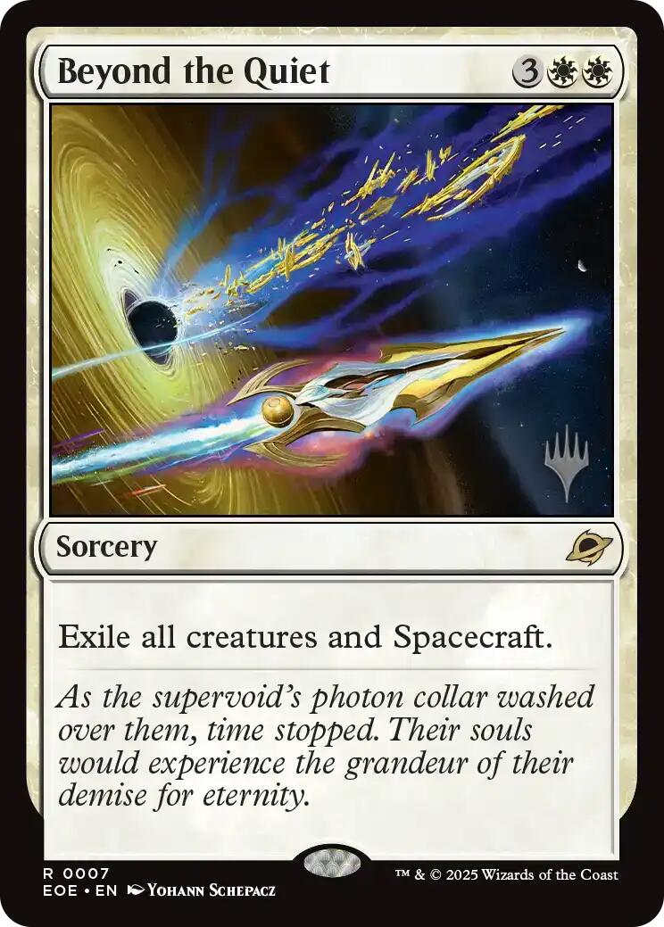 Beyond the Quiet [Edge of Eternities Promo Pack] Foil