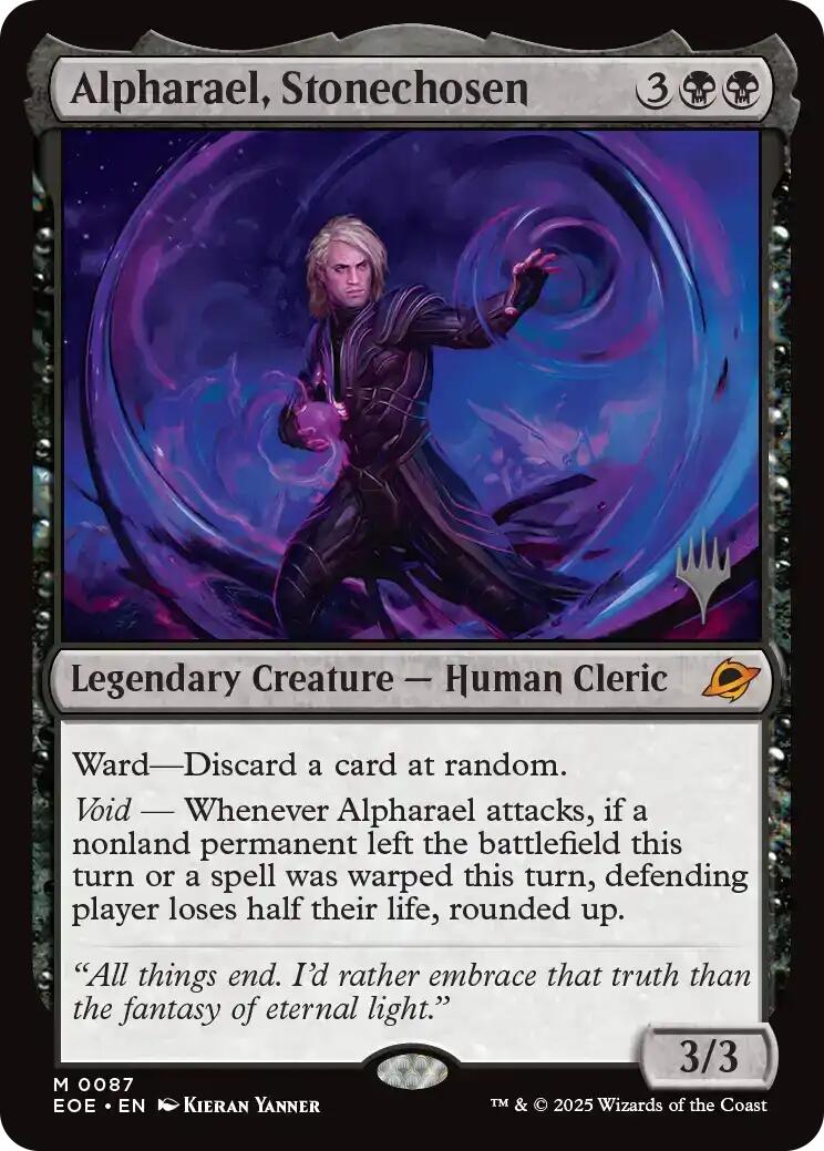 Alpharael, Stonechosen [Edge of Eternities Promo Pack] Foil