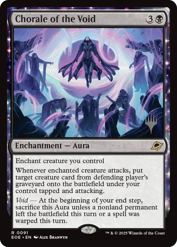 Chorale of the Void [Edge of Eternities Promo Pack] Foil