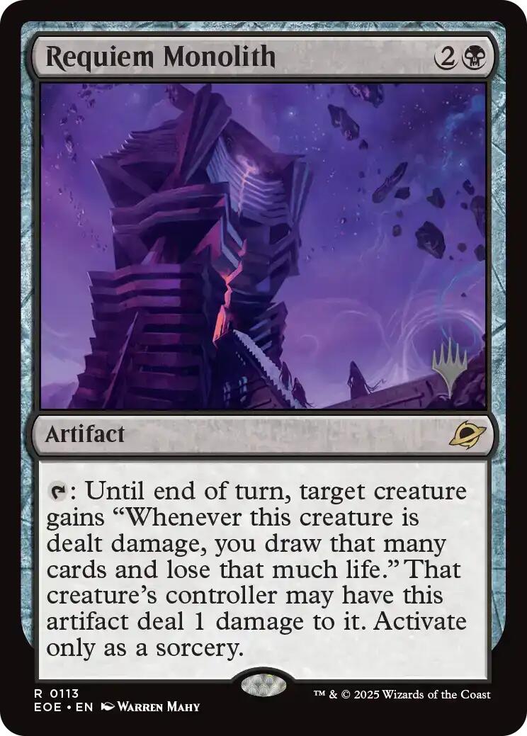 Requiem Monolith [Edge of Eternities Promo Pack] Foil