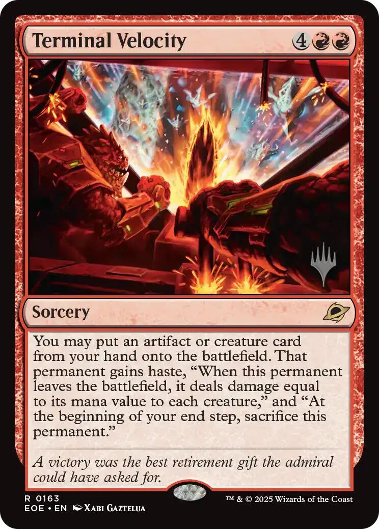Terminal Velocity [Edge of Eternities Promo Pack] Foil