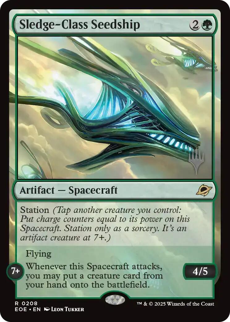 Sledge-Class Seedship [Edge of Eternities Promo Pack] Foil