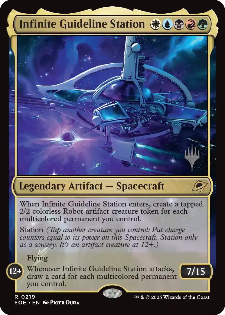 Infinite Guideline Station [Edge of Eternities Promo Pack] Foil