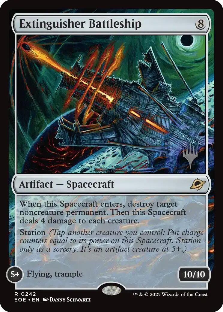 Extinguisher Battleship [Edge of Eternities Promo Pack] Foil
