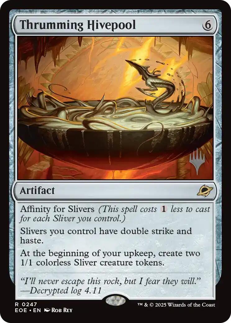 Thrumming Hivepool [Edge of Eternities Promo Pack] Foil