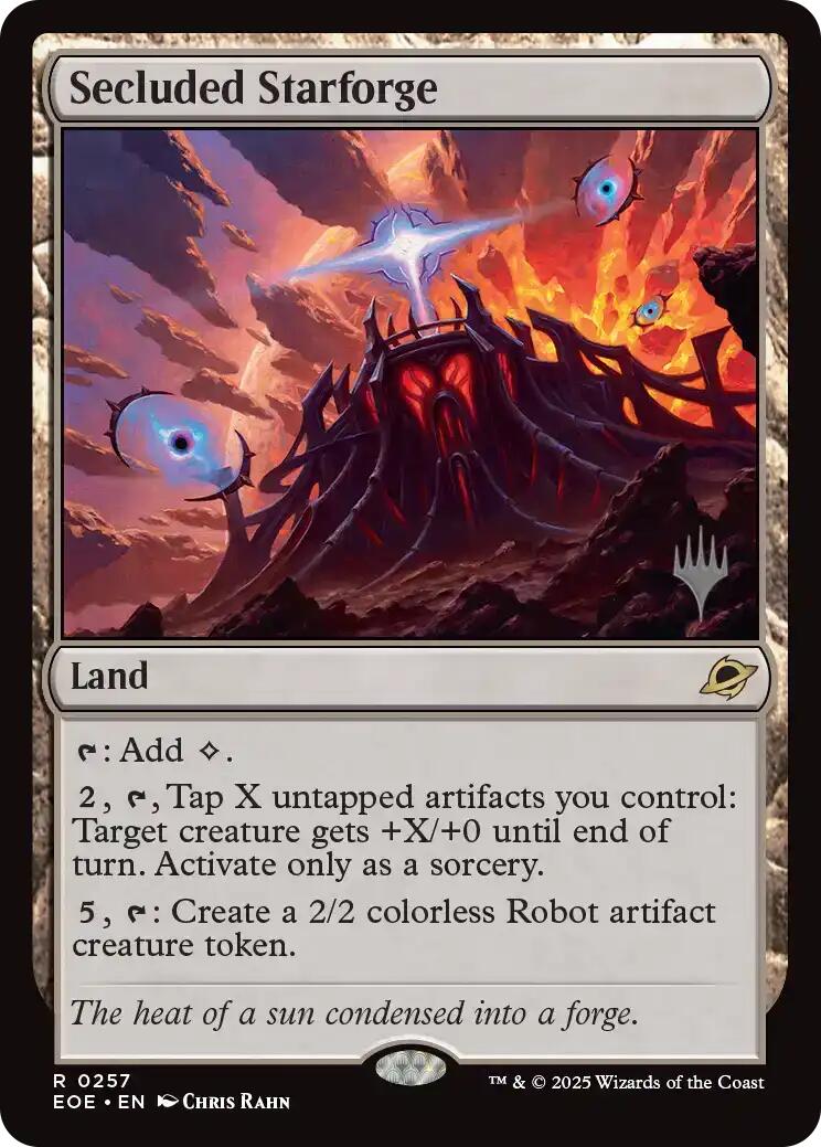 Secluded Starforge [Edge of Eternities Promo Pack] Foil