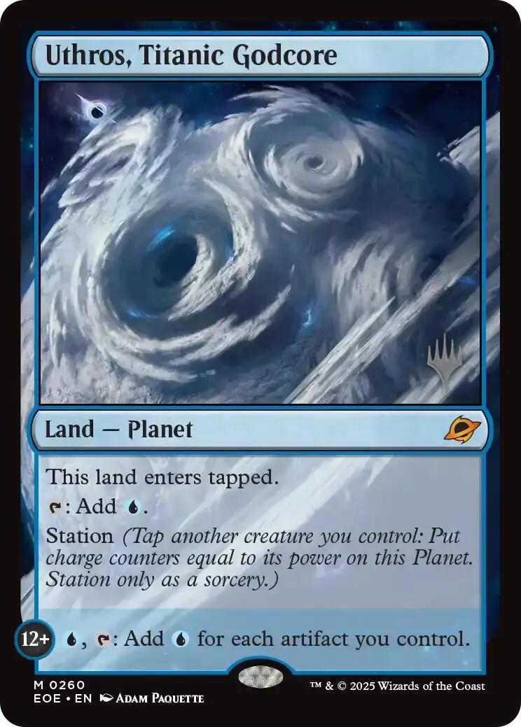 Uthros, Titanic Godcore [Edge of Eternities Promo Pack] Foil