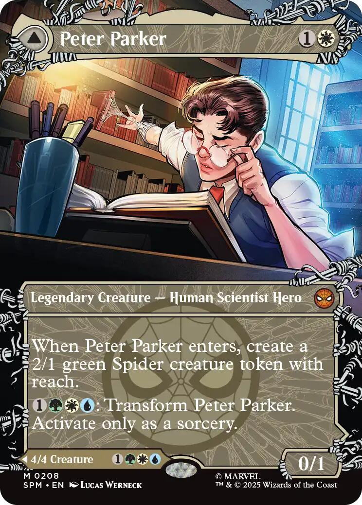 Peter Parker (0208) (Borderless) [Marvel's Spider-Man] Foil