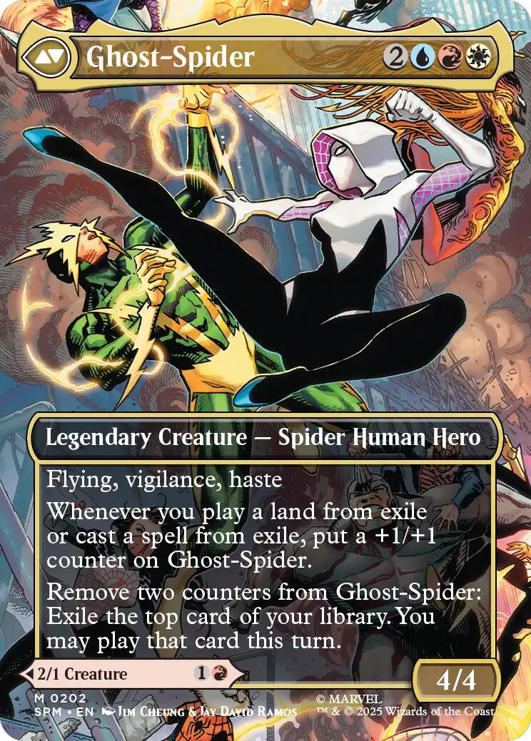 Gwen Stacy (0202) (Borderless) [Marvel's Spider-Man] Foil