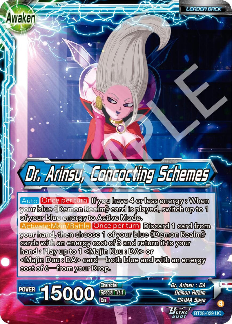Dr. Arinsu // Dr. Arinsu, Concocting Schemes (BT28-029) [Prismatic Clash] Parallel Foil