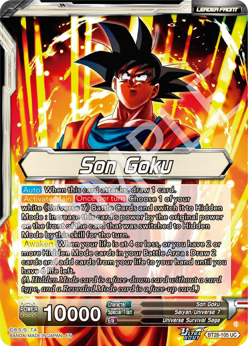 Son Goku // SSG Son Goku, Crimson Power (BT28-105) [Prismatic Clash] Parallel Foil