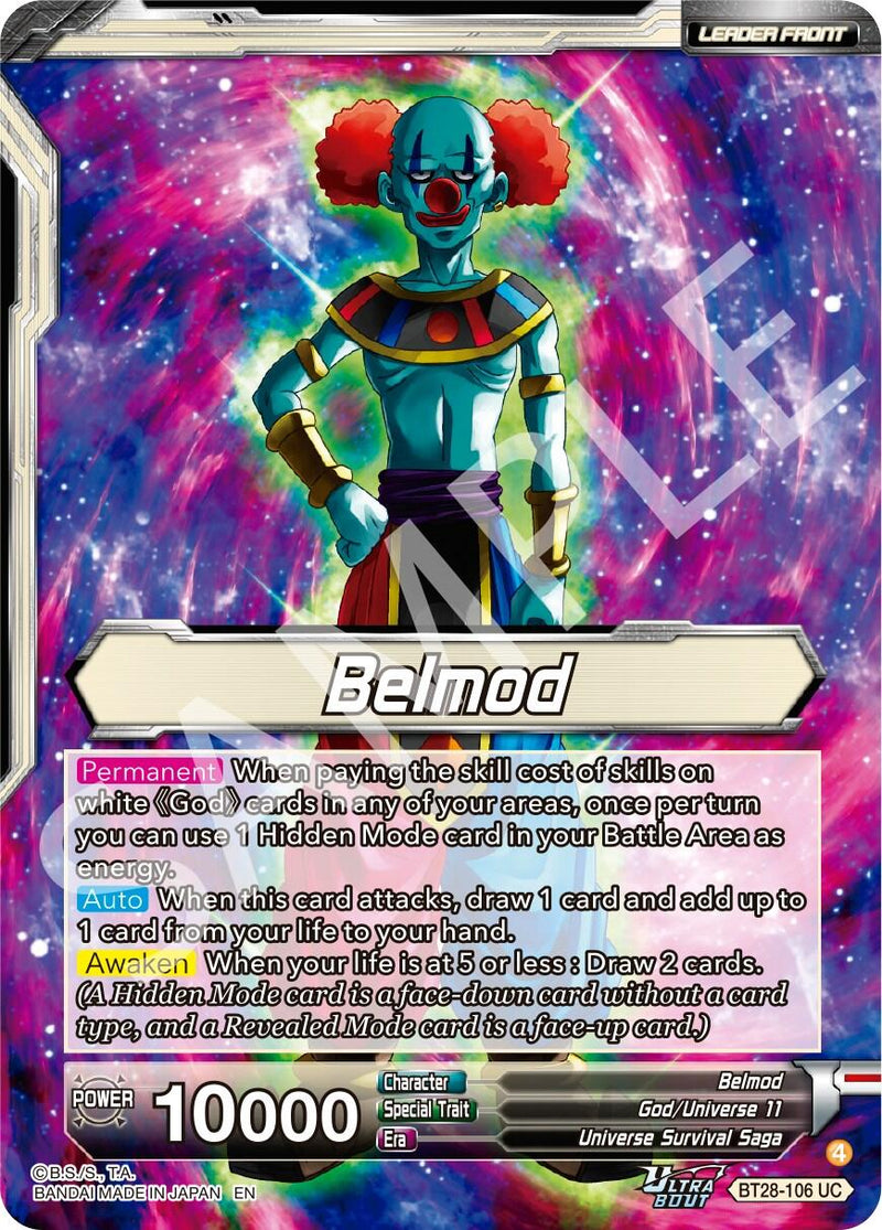 Belmod // Belmod, God of Destruction (BT28-106) [Prismatic Clash] Parallel Foil