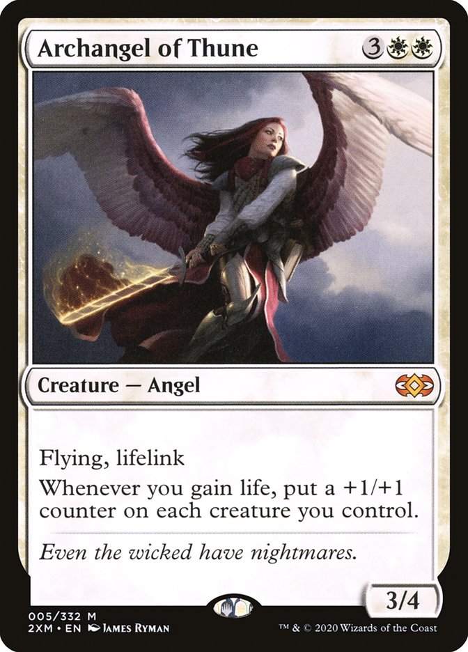 Archangel of Thune [Double Masters] Foil
