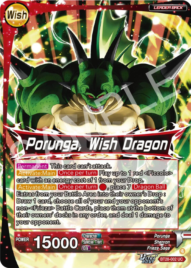 Dragon Ball // Porunga, Wish Dragon (BT28-002) [Prismatic Clash] Parallel Foil