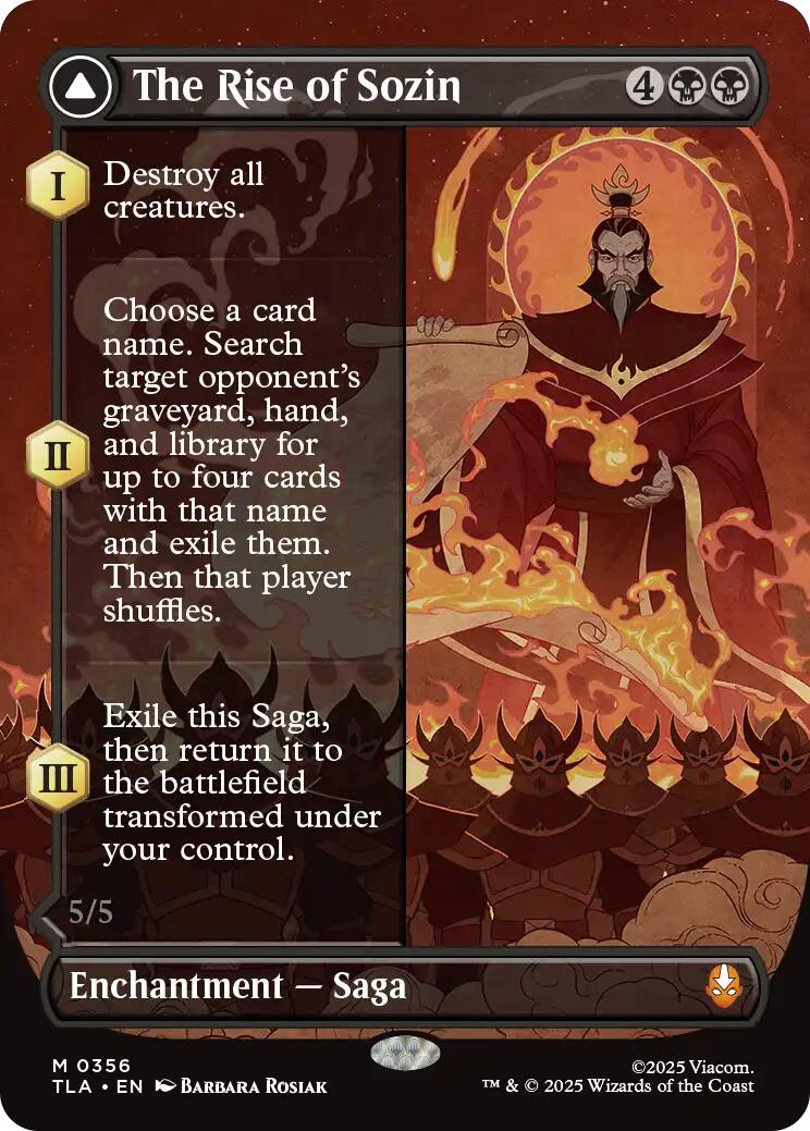 The Rise of Sozin (Borderless) [Avatar: The Last Airbender] Foil