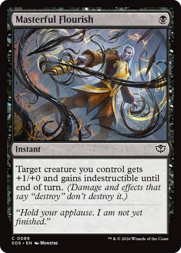 Masterful Flourish [Secrets of Strixhaven] Foil