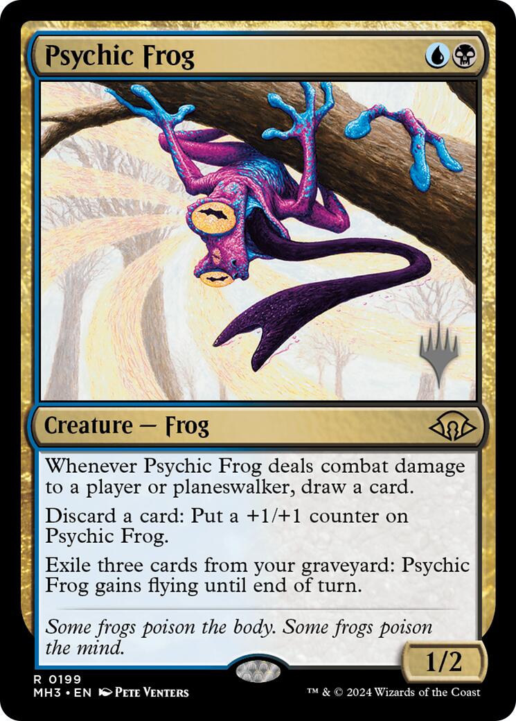 Psychic Frog [Edge of Eternities Promo Pack] Foil