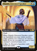 Niambi, Esteemed Speaker (Extended Art) [Core Set 2021] Foil