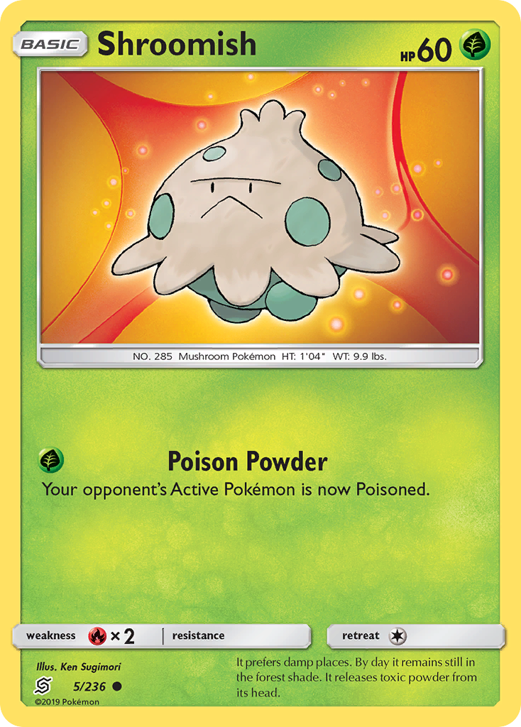 Shroomish (5/236) [Sun & Moon: Unified Minds] Reverse Holofoil