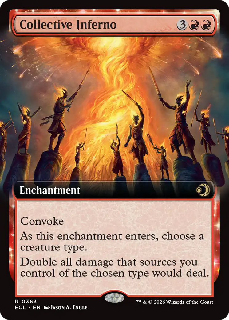 Collective Inferno (Extended Art) [Lorwyn Eclipsed] Foil