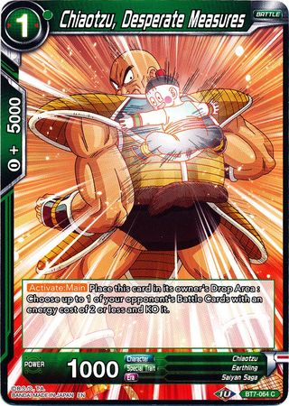 Chiaotzu, Desperate Measures (BT7-064) [Assault of the Saiyans] Parallel Foil