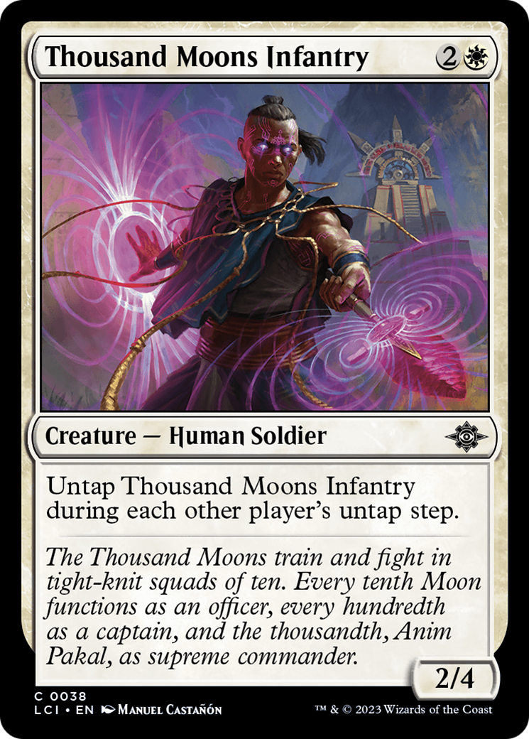 Thousand Moons Infantry [The Lost Caverns of Ixalan] Foil