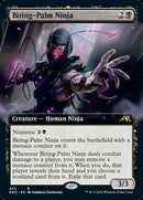 Biting-Palm Ninja (Extended Art) [Kamigawa: Neon Dynasty] Foil