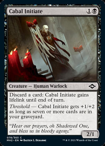 Cabal Initiate [Modern Horizons 2] Foil