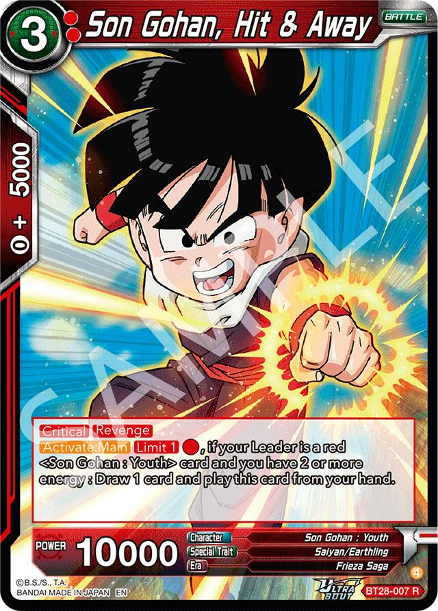 Son Gohan, Hit & Away (BT28-007) [Prismatic Clash] Parallel Foil