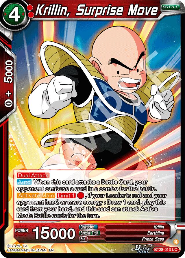 Krillin, Surprise Move (BT28-013) [Prismatic Clash] Parallel Foil