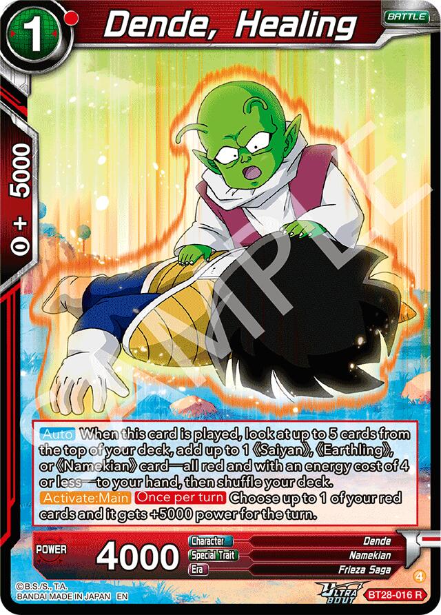 Dende, Healing (BT28-016) [Prismatic Clash] Parallel Foil