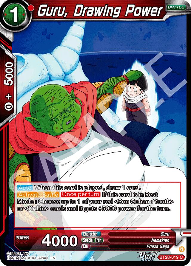 Guru, Drawing Power (BT28-019) [Prismatic Clash] Parallel Foil
