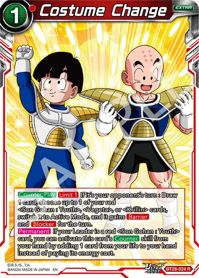 Costume Change (BT28-024) [Prismatic Clash] Parallel Foil