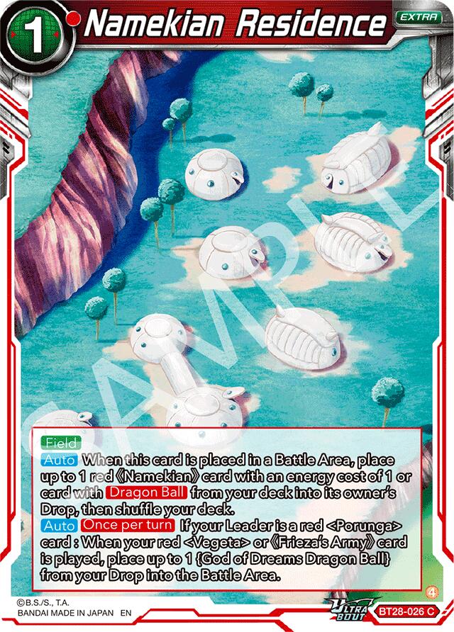 Namekian Residence (BT28-026) [Prismatic Clash] Parallel Foil