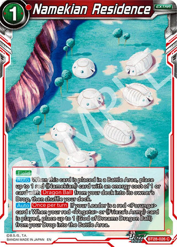 Namekian Residence (BT28-026) [Prismatic Clash] Parallel Foil