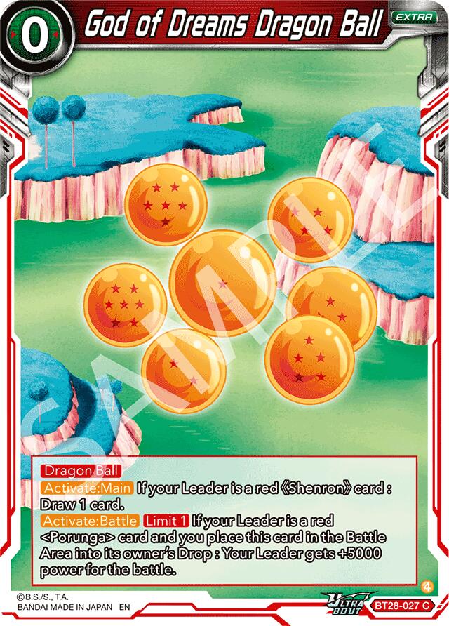 God of Dreams Dragon Ball (BT28-027) [Prismatic Clash] Parallel Foil