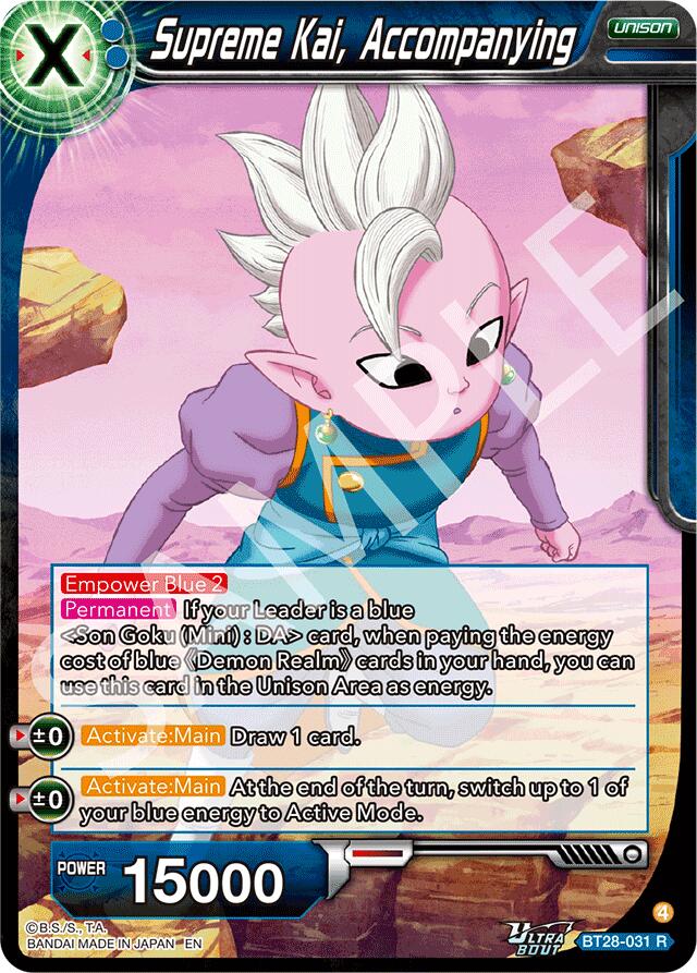 Supreme Kai, Accompanying (BT28-031) [Prismatic Clash] Parallel Foil