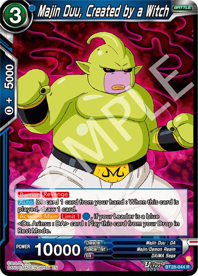 Majin Duu, Created by a Witch (BT28-044) [Prismatic Clash] Parallel Foil
