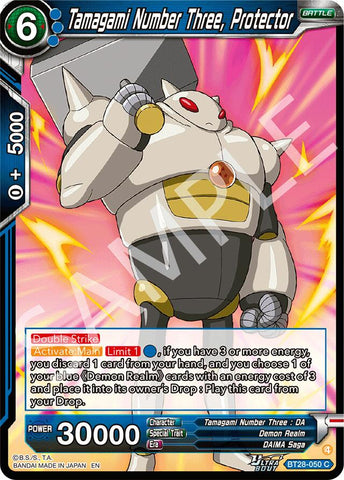 Tamagami Number Three, Protector (BT28-050) [Prismatic Clash] Parallel Foil