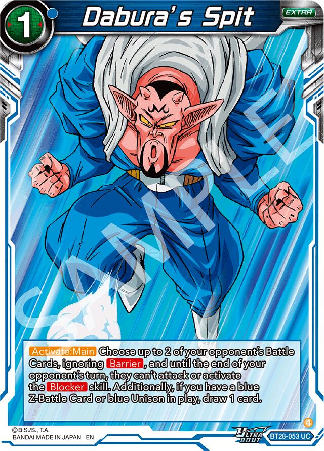 Dabura's Spit (BT28-053) [Prismatic Clash] Parallel Foil